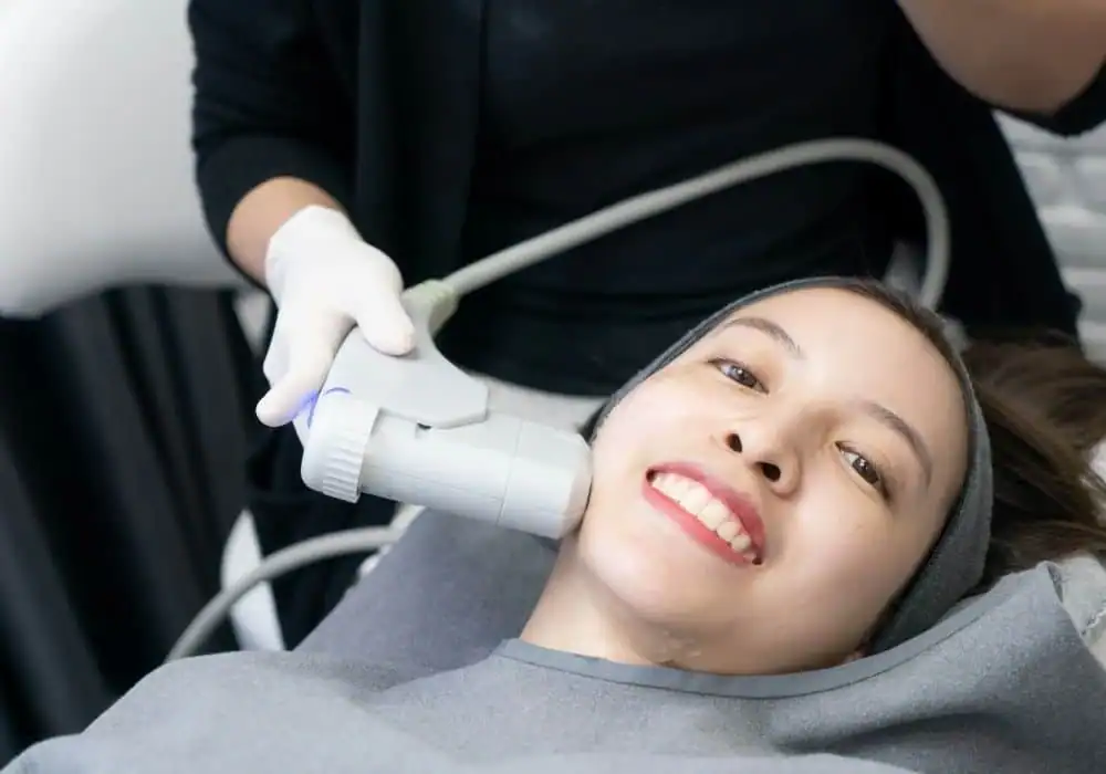 HIFU treatment Spalding in progress