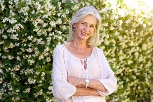 Older woman happy with urinary incontinence treatment Spalding