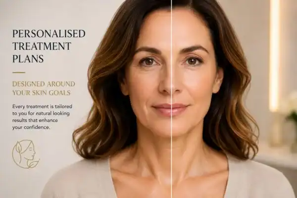 Before and after results of Collagen Lift Therapy Spalding