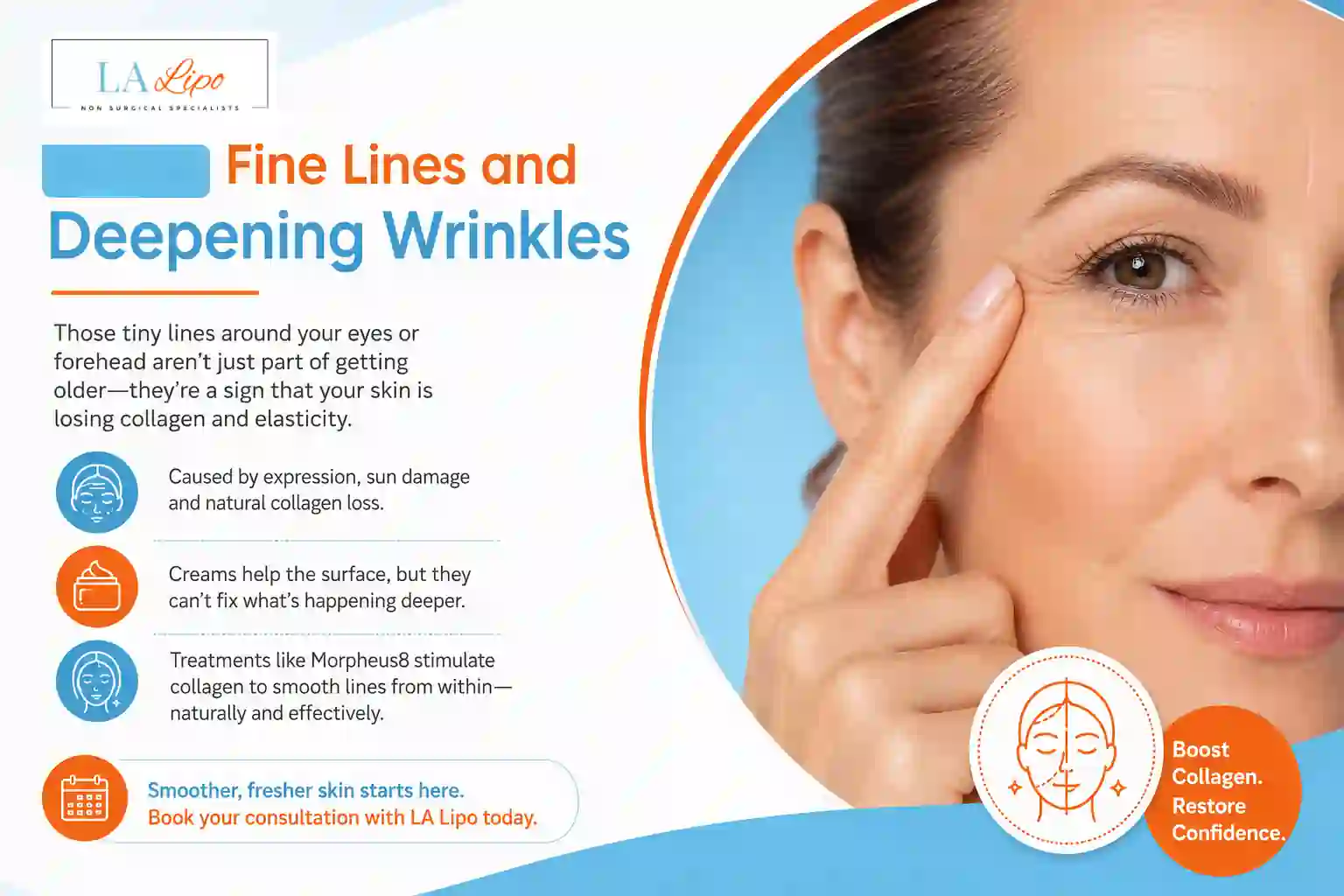 Sign #2: Fine Lines and Deepening Wrinkles Spalding