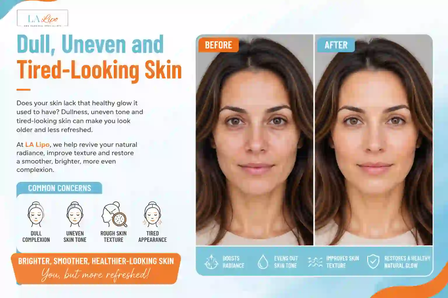 Sign #5: Dull, Uneven and Tired-Looking Skin Spalding